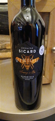 Languedoc Minervois Domaine Sicard Hommage à Elie 2023