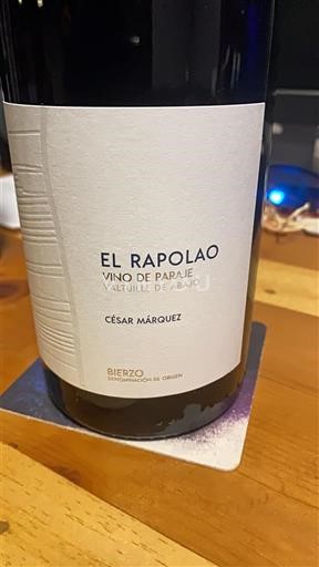 Wijnen Rouge sec El Rapolao Vino de Paraje Valtuille de Abajo César Márquez 2023 Spanje Castilië en León Bierzo DO