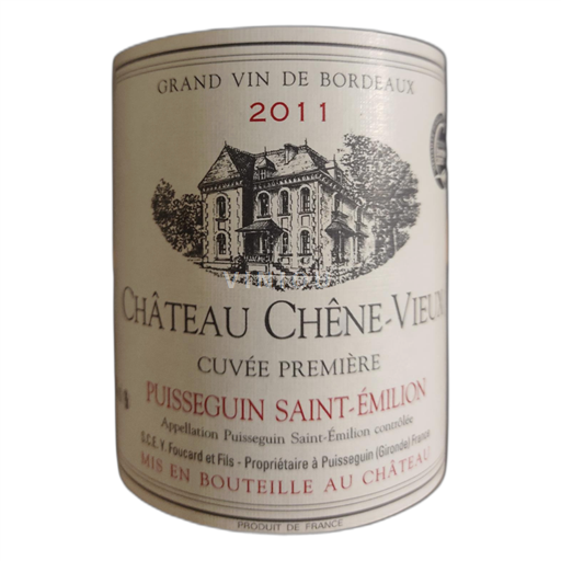 Bordeaux Puisseguin-saint-émilion Château Chêne-Vieux Première 2011