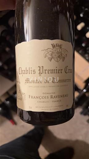 Burgundy Chablis Premier Cru Domaine François Raveneau Montée de Tonnerre 2022