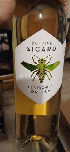 Languedoc y Rosellón País de Oc Domaine Sicard Le Viognier d'Arthur 2023