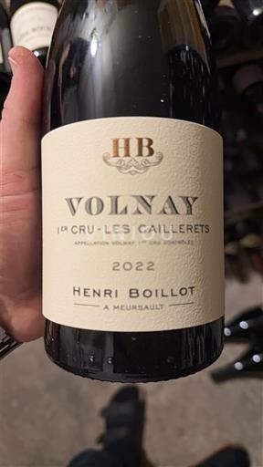 Bourgogne Ospecificerad Premier Cru Henri Boillot Les Caillerets 2022