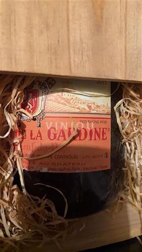 Rhônen laakso Châteauneuf-du-Pape Château La Gardine 2015