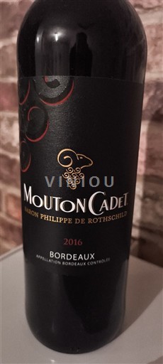Bordeaux Mouton Cadet 2016