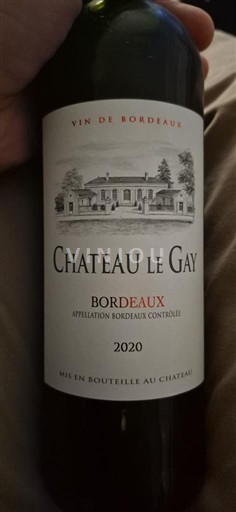 Bordeaux Château Le Gay 2020