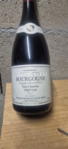 Bourgogne Domaine Boyer-bouanich-tiroul Les Chazots 2020