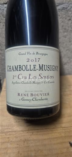 Burgundy Chambolle-Musigny Premier Cru René Bouvier 1er Cru Les Sentiers 2017