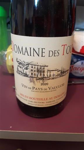 Provence, hạ lưu Rhône, Corse Vaucluse Domaine Des TOURS 2020