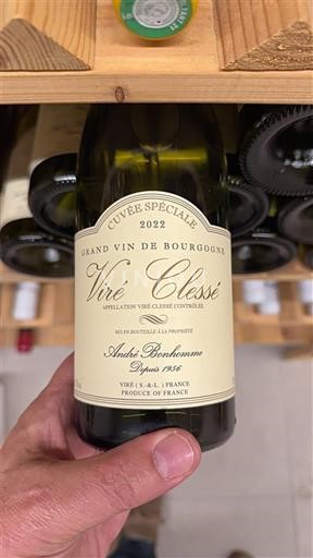 Bourgogne Viré-clessé André Bonhomme Spéciale 2022