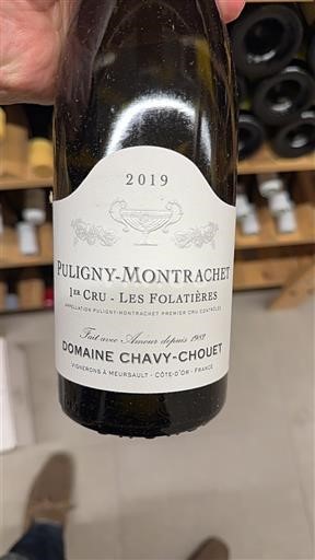 Bourgogne Không được chỉ định Premier Cru Domaine Chavy-Chouet Les Folatières 2019