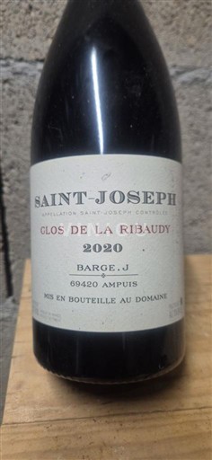 Rhône Valley Saint-Joseph Barge Clos de la Ribaudy 2020