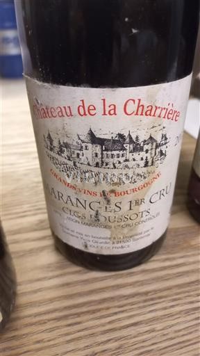 Burgundy Unspecified Premier Cru Château La Charrière Clos Roussots Non-Vintage