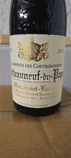 Rona dolina Châteauneuf-du-Pape Mas Saint Louis Les Arpents des Contrebandiers 2015