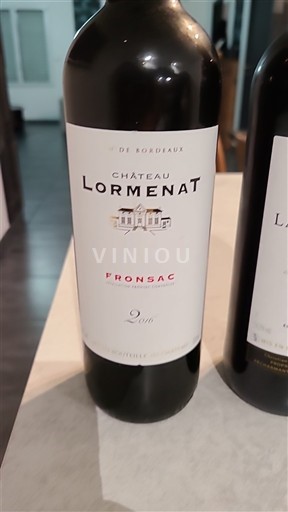 Bordeaux Fronsac Château Lorménat 2016