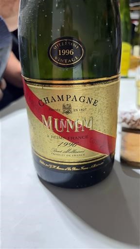 Champagne Šampanské Mumm Millésime 1996
