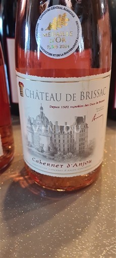 Thung lũng sông Loire Cabernet-d'Anjou Château Brissac Không niên vụ