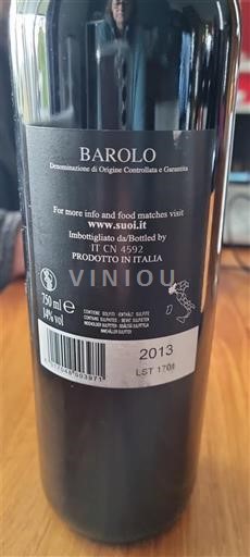 Piemonte Barolo Villa Montisel 2013