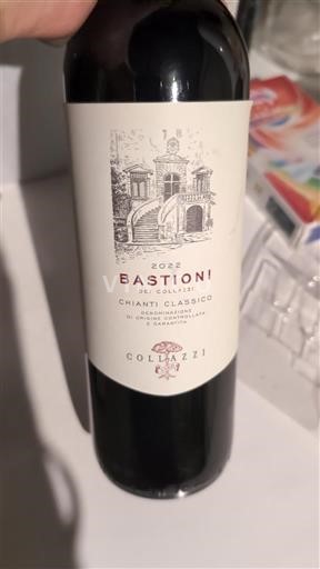 Wijnen Rouge sec Bastioni dei Collazzi Collazzi 2022 Italië Toscane Chianti Classico DOCG