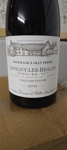 Burgundi Savigny-lès-Beaune Premier Cru Domaine Bellene Hommage à Jean Ferté Vieilles Vignes 2018