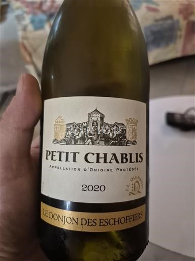 Bourgondië Petit-Chablis Le Donjon des Eschoffiers 2020