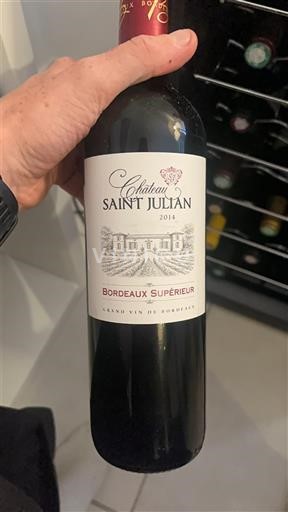 Bordeaux Bordeaux Supérieur Château Saint Julian 2014
