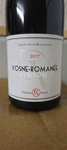 Burgundija Vosne-Romanée Decelle Villa 2017