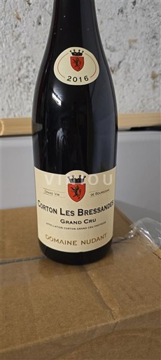 Bourgogne Corton Grand Cru Domaine Nudant Corton Les Bressandes 2016