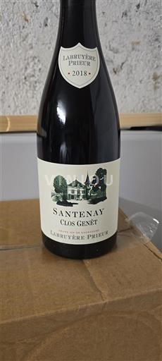 Borgogna Santenay Labruyère-Prieur Clos Genêt 2018