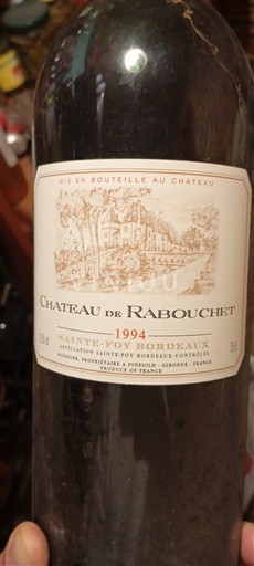 Bordeaux Sainte-Foy-Bordeaux Château Rabouchet 1994