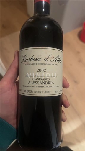 Piemonte Barbera d'Alba Gianfranco Alessandria 2002