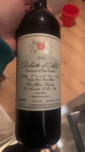 Piemonte Dolcetto d'Alba Elio Altare 2006
