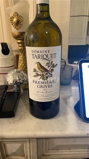 Jihozápad Côtes de Gascogne Domaine Tariquet Premières Grives Neročník