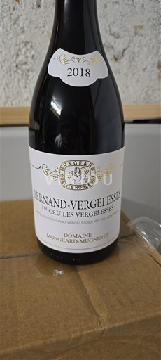 Burgundi Pernand-vergelesses Premier Cru Domaine Mongeard-Mugneret 1er Cru Les Vergelesses 2018