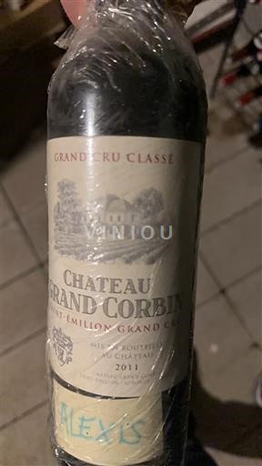 Bordeaux Saint-Émilion Grand Cru Grand Cru Classé Château Corbin 2011