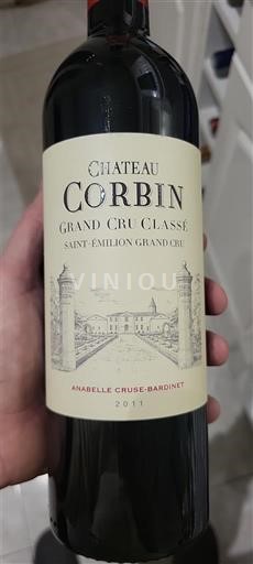 Bordeaux Saint-Émilion Grand Cru Grand Cru Classé Château Corbin 2011