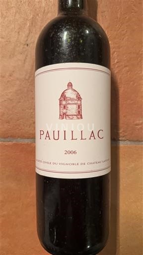 Bordeaux Pauillac Château Latour Le Pauillac - 3ème vin du château 2006