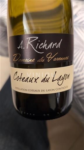 Loiren laakso Coteaux-du-Layon Domaine Des Varennes 2023