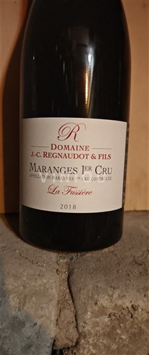 Burgundsko Maranges Premier Cru Domaine J.-C. Regnaudot & Fils La Fussière 2018