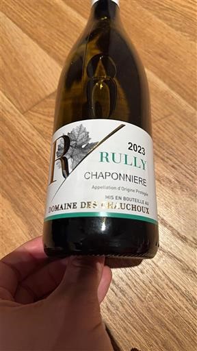 Bourgogne Rully Domaine Des Hauchoux Chaponnière 2023