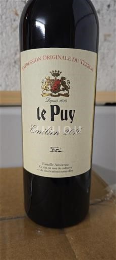 Bordeaux Francs Côtes de Bordeaux Le Puy Emilien 2016