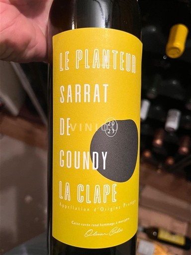 Languedoque La Clape Sarrat de Goundy Le Planteur 2023