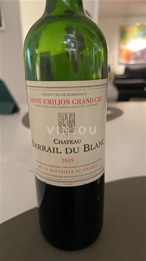 Bordeaux Saint-Émilion Grand Cru Grand Cru Château Barrail du Blanc 2019