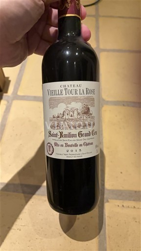 Bordeaux Saint-Émilion Grand Cru Grand Cru Château Vieille Tour La Rose 2015
