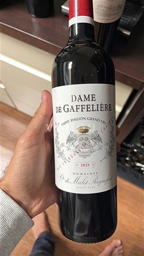 Bordeaux Saint-Émilion Grand Cru Château La Gaffelière Dame de Gaffelière 2021