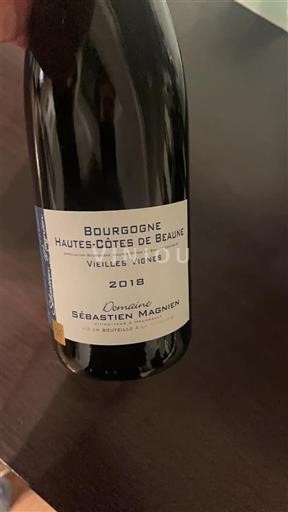 Burgundija Hautes Côtes de Beaune Domaine Sébastien Magnien Vieilles Vignes 2018