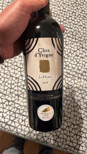 Sudoeste Bergerac Clos Yvigne Le Prince 2018