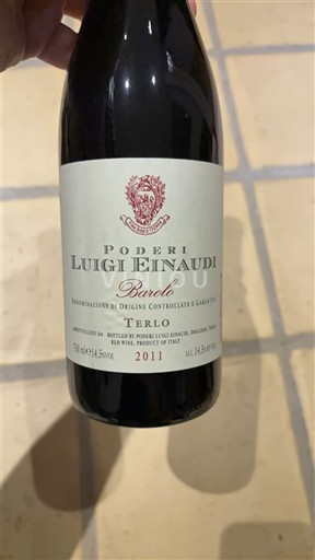 Piemonte Barolo Poderi Luigi Einaudi Terlo 2011