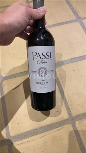 Toscana Bolgheri Orma Passi di Orma 2019