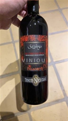 Toscana Không được chỉ định Tenute Niccolai Sottobosco 2009