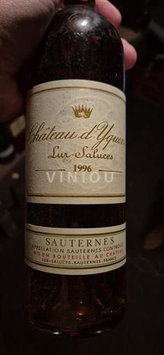 Burdeos Sauternes Château Yquem 1996